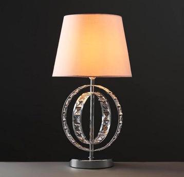 Modern Chrome Acryl Jewel Tafellamp Roze kristal led lamp beschikbaar voor biedingen