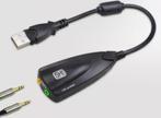 USB audio dongle geluidskaart, Enlèvement ou Envoi, Neuf, Externe