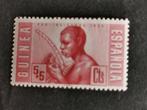 Guinea Espanola 1953 - muzikant, muziek, muziekinstrument *, Postzegels en Munten, Postzegels | Afrika, Ophalen of Verzenden, Guinee