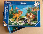 BAMBI 2 x 20 stukken Kinderpuzzel + 4 jaar, Ophalen of Verzenden, 10 tot 50 stukjes, Zo goed als nieuw, 4 tot 6 jaar