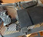 Playstation 2 slim, Ophalen, Gebruikt, Zwart, Met games