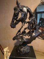 bronzen abstracte paarden hoofd paard horse sculptuur, Antiek en Kunst, Ophalen of Verzenden