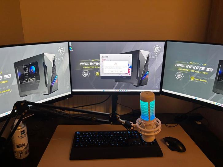 Setup complet MSI PC gamer, Computers en Software, Desktop Pc's, Nieuw, 3 tot 4 Ghz, SSD, 16 GB, Gaming, Ophalen