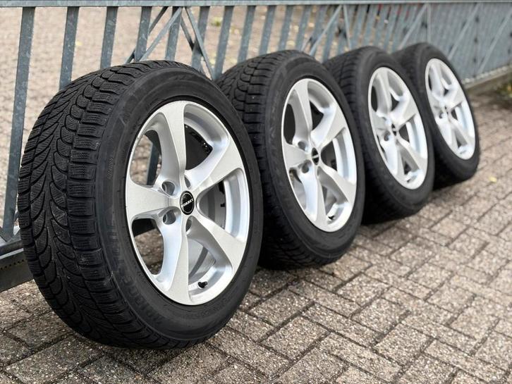 Proper winterwielen set Borbet 17” voor VW Skoda Seat Audi…, Auto-onderdelen, Banden en Velgen, Banden en Velgen, Winterbanden