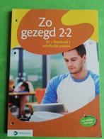 Zo gezegd 2.2, B1 Threshold 2 schriftelijk publiek,Leerwerkb, Ophalen of Verzenden, Zo goed als nieuw, Nederlands, Christine Boeken; Els Le