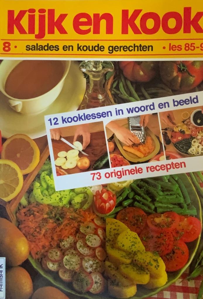 Kijk en kook: Salades en koude gerechten 8, Boeken, Kookboeken, Ophalen of Verzenden