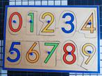 Houten puzzel cijfers, Ophalen of Verzenden, Zo goed als nieuw, Overige typen