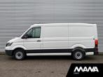 MAN TGE 35 140pk 2.0 Automaat L3H2 Airco Navi Sensoren Camer, Stof, Gebruikt, Zwart, 4 cilinders