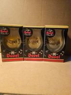 3  verschillende duvel glazen Jazz in doosje, Ophalen of Verzenden