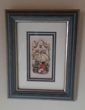 3 dimensionaal kadertje Anton Pieck, Huis en Inrichting, Woonaccessoires | Lijsten, Ophalen, Zo goed als nieuw