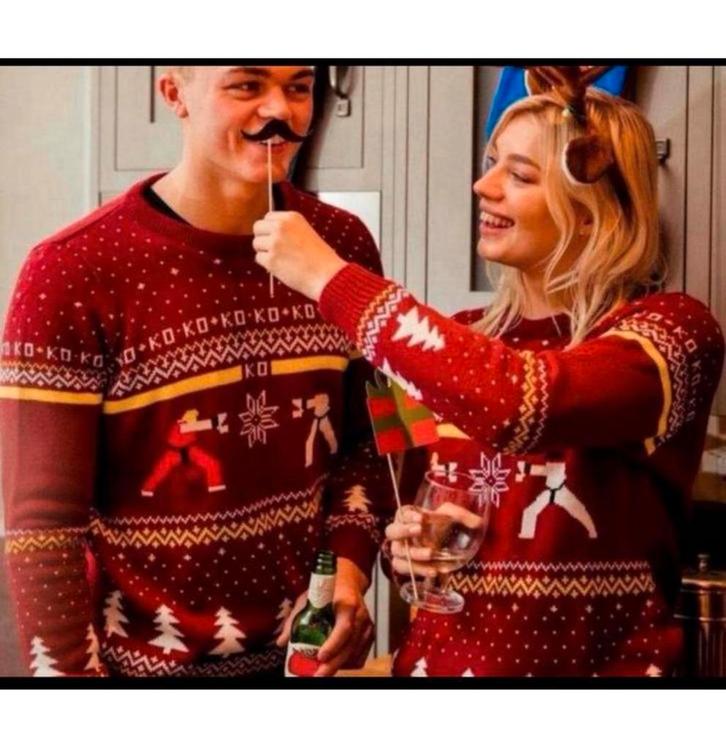 Pull en tricot Street Fighter Ken Vs Ryu, chaud, hiver, neuf, Vêtements | Hommes, Pulls & Vestes, Neuf, Taille 48/50 (M), Rouge