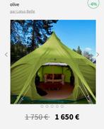 Tente hybride « yourte » de Lotus Belle, Caravans en Kamperen, Tenten, Ophalen, Nieuw