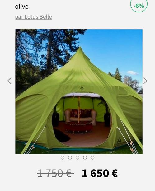 Tente hybride « yourte » de Lotus Belle, Caravans en Kamperen, Tenten, Nieuw, Ophalen