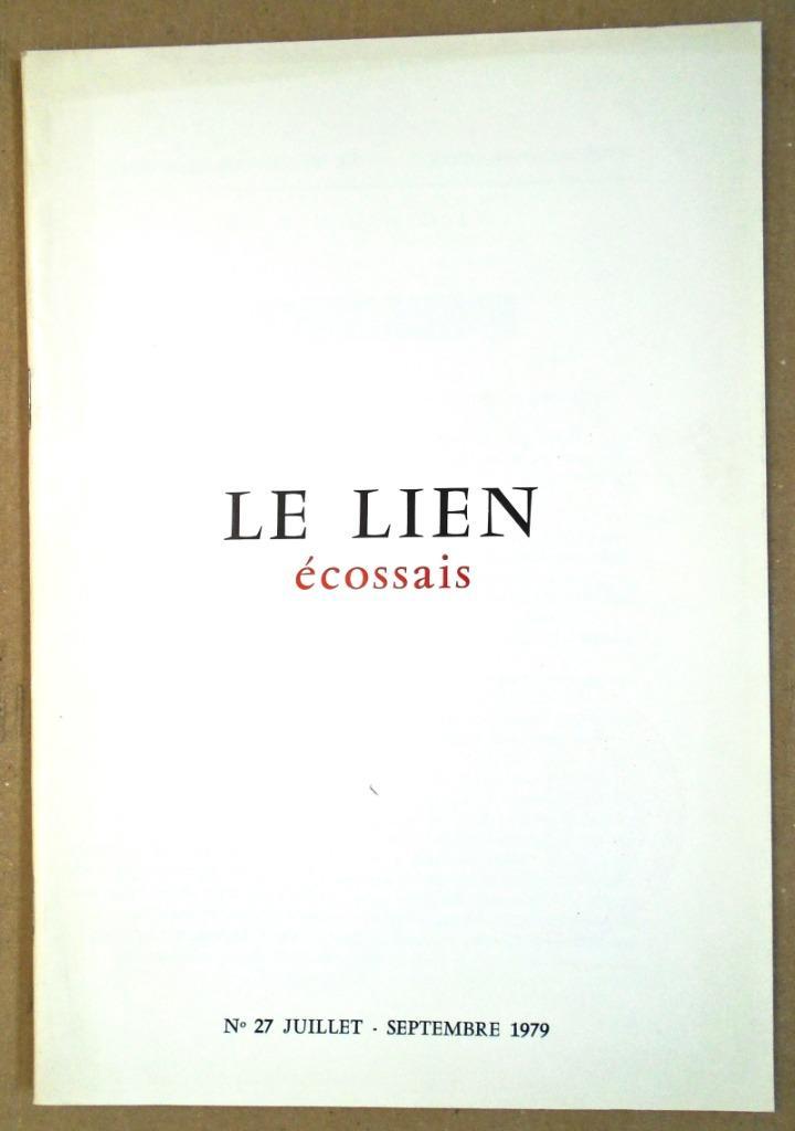 Le Lien Écossais - Franc-Maçonnerie - 2 revues - 1979/1980, Boeken, Esoterie en Spiritualiteit, Gelezen, Achtergrond en Informatie