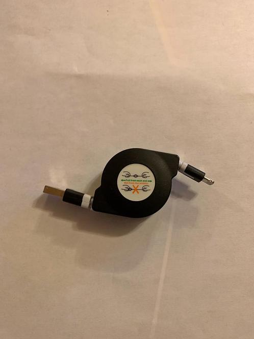 Oprolbare Oplader Apple Iphone, Telecommunicatie, Mobiele telefoons | Telefoon-opladers, Zo goed als nieuw, Apple iPhone, Ophalen of Verzenden