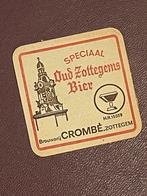 Nostalgisch bierviltje Oud Zottegems Bier - Crombé Zottegem, Verzamelen, Biermerken, Gebruikt, Ophalen of Verzenden