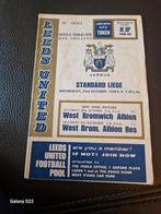 Livret du programme de football LEEDS - STANDARD LIEGE 1968, Comme neuf, Enlèvement ou Envoi