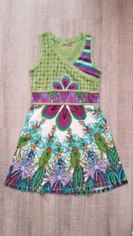 Kleed Desigual bloemen groen maat 134 / 140, Kinderen en Baby's, Kinderkleding | Maat 134, Desigual, Meisje, Ophalen of Verzenden