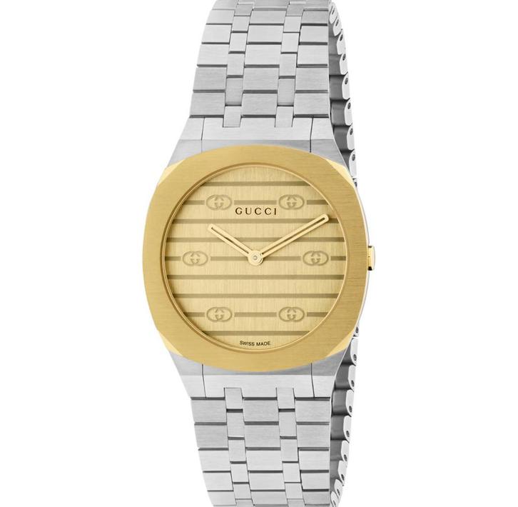 Montre homme femme  Gucci 25H – Élégance Suisse, Handtassen en Accessoires, Horloges | Antiek, Goud, Ophalen of Verzenden