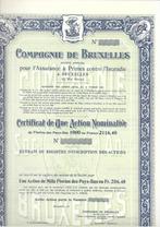 Compagnie de Bruxelles - 1915, Timbres & Monnaies, Action, Enlèvement ou Envoi