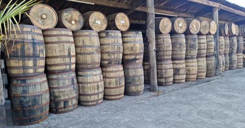 Partijen eikenhouten whiskyvaten 190 liter (vanaf 10 stuks), Tuin en Terras, Regentonnen, Nieuw, Hout, 150 liter of meer, Ophalen