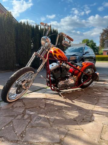 Custom harley, Motoren, 2 cilinders, Chopper, Particulier, Meer dan 35 kW