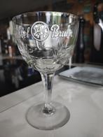 Westmalle glas dubbel bruin, Ophalen of Verzenden, Gebruikt, Bierglas