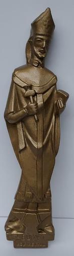 Statue en plâtre de Saint Eloi, Collections, Religion, Comme neuf, Image, Enlèvement ou Envoi, Christianisme | Catholique