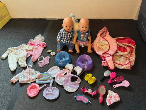 Babyborn poppen + extra kleding, shoenen,…, Kinderen en Baby's, Speelgoed | Poppen, Gebruikt, Babypop, Ophalen of Verzenden