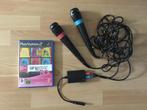 PS2 Singstar microfoons + game, Games en Spelcomputers, Games | Sony PlayStation 2, Ophalen of Verzenden, Muziek