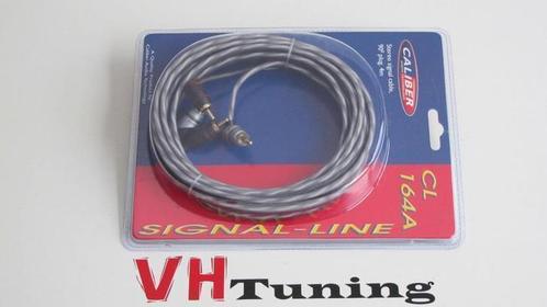 Caliber CL 164A RCA kabel 4Meter met 90 graden plug, Auto diversen, Autospeakers, Nieuw, Ophalen