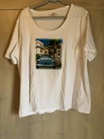 tshirt creme eviva print 50, Eviva, Ophalen of Verzenden, Gedragen, Shirt of Top