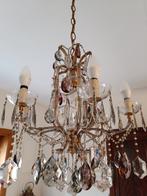 Glazen kroonluchter, Ophalen, Gebruikt, Glas, Antiek