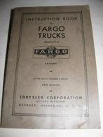 Fargo Truck FC 4 instruction book, Enlèvement ou Envoi
