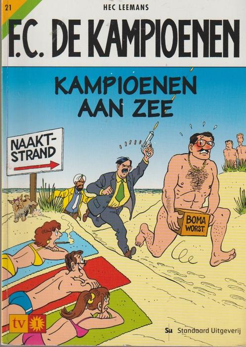 Strip FC De Kampioenen nr. 21 - Kampioenen aan zee., Livres, BD, Enlèvement ou Envoi