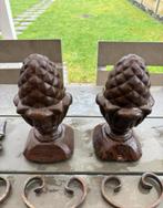 Gietijzeren dennenappels met haken nieuw, Tuin en Terras, Tuinbeelden, Ophalen, Zo goed als nieuw