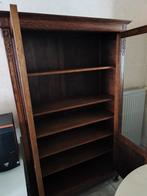 Prachtige vitrinekast te koop, Huis en Inrichting, Kasten | Vitrinekasten, Ophalen, Met deur(en), 100 tot 150 cm, Eikenhout