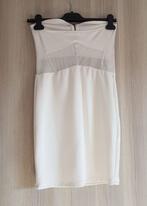 kleedje strapless, Ophalen of Verzenden, Zo goed als nieuw, Maat 36 (S), Wit
