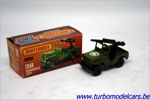 Armoured Jeep 1/66 Matchbox, Hobby en Vrije tijd, Modelauto's | Overige schalen, Zo goed als nieuw, Auto, Verzenden