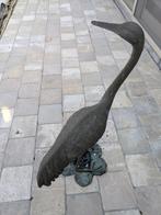 Koperen reiger, Antiek en Kunst, Ophalen, Koper
