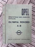 Opel Olympia Rekord - Onderdelencatalogus, Ophalen of Verzenden