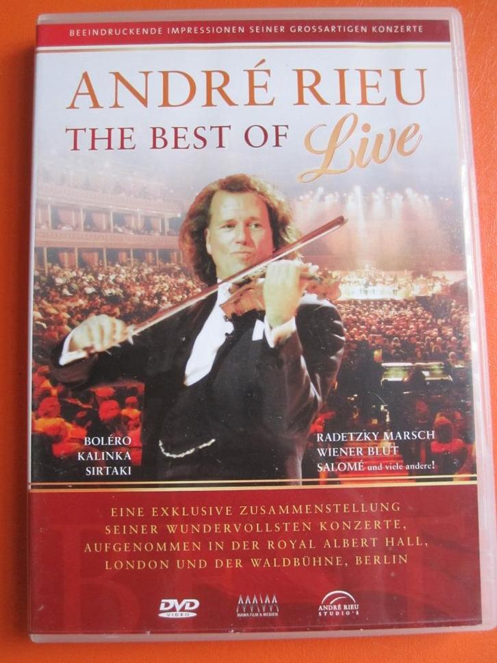 André Rieu - The Best of Live, Cd's en Dvd's, Dvd's | Muziek en Concerten, Zo goed als nieuw, Muziek en Concerten, Alle leeftijden