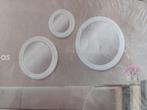 Set spiegels wit, Ophalen, Nieuw, Rond