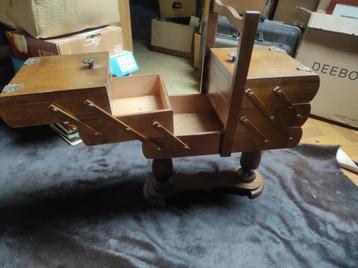 boite à couture en bois, Enlèvement, Comme neuf