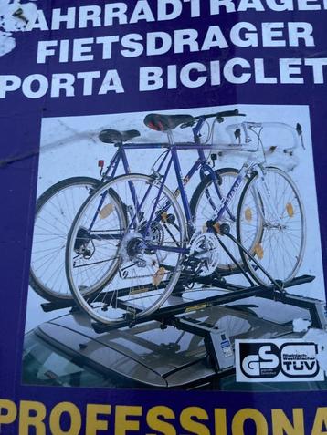 Eén fietsdrager voor op dakdragers beschikbaar voor biedingen