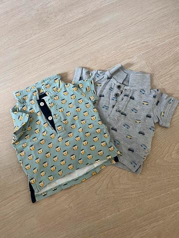 2x baby poloshirt maat 62 - JBC beschikbaar voor biedingen
