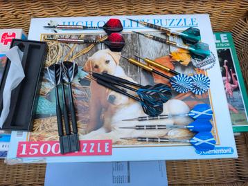kleine collectie darts beschikbaar voor biedingen