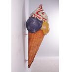 Hangend schepijsje XXL 215 cm - gevel ijsje schepijs, Ophalen, Nieuw