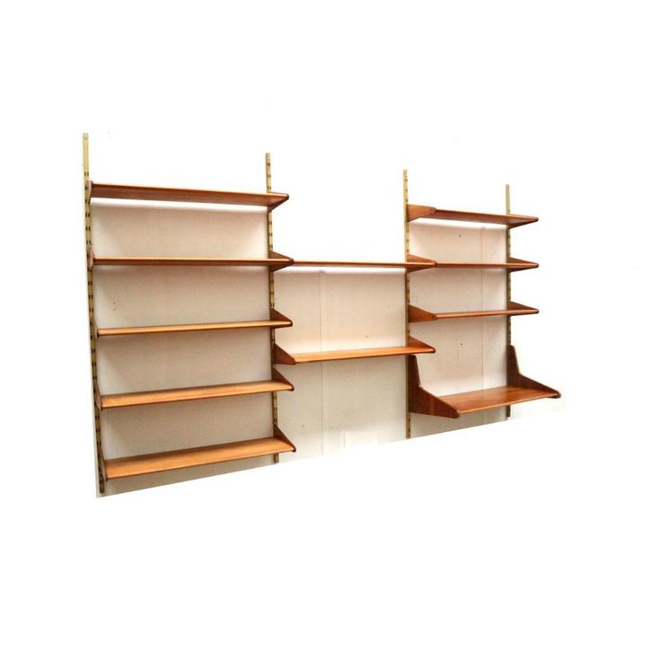Vintage design wandsysteem boekenrek jaren '60 '70 retro, Huis en Inrichting, Kasten | Schoenenrekken, Verzenden
