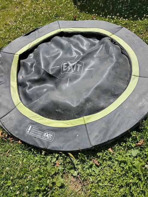 kleine inbouw trampoline merk Exit Toys, Kinderen en Baby's, Speelgoed | Buiten | Trampolines, Gebruikt, Ophalen